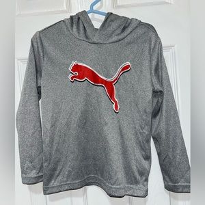Puma long sleeve shirt with hoodie for boy, size 3t